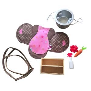 Adora Amazing World Plush Horse Accessories 7 Pc Set Bridle Snacks Blanket Etc